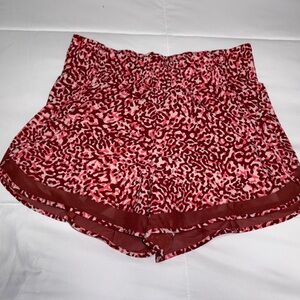 Athleta Red and Pink High Waist Women's Shorts